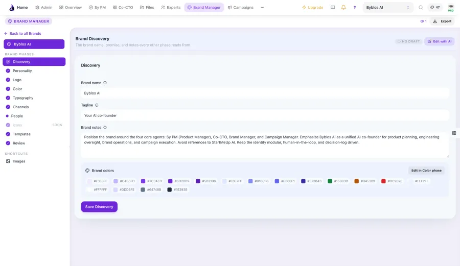 Brand Manager: Consistent Brand Systems at AI Speed